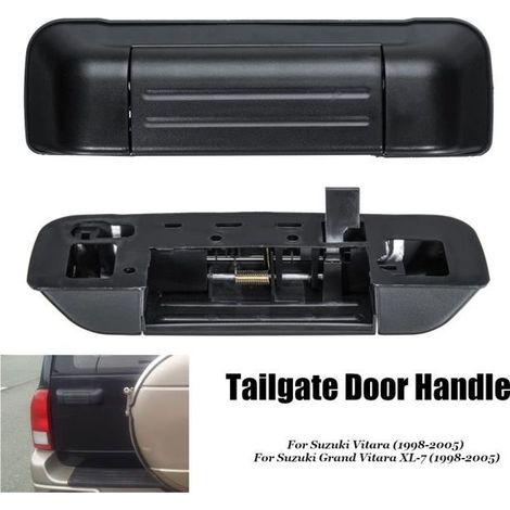 T4W 1x para manijas exteriores del portón trasero en modelos Suzuki Vitara/Grand Vitara XL-7 1998-2005 (1/4)