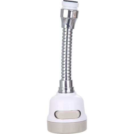 Buse de filtre à économie d'eau, pommeau de robinet de cuisine rotatif à 360 degrés, pulvérisateur de filtre de douche réglable à 3 modes pour cuisine et salle de bain (extensible) (1/4)