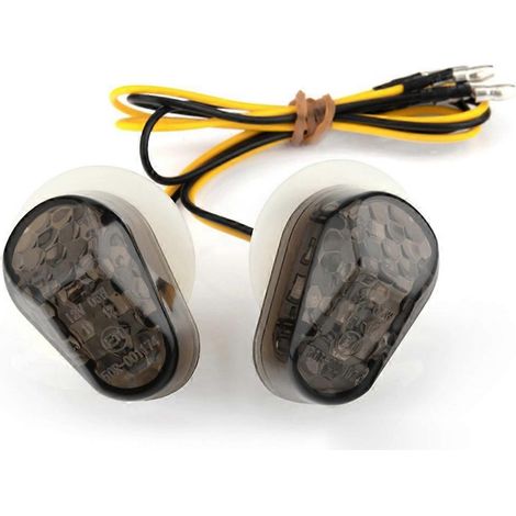 Clignotants arrière à LED encastrés (lot de 4) pour moto Yamaha YZF R1 R6 R6 SFZ1S FAZER (1/5)