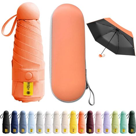Mini parapluie de poche, anti-UV, léger, compact, facile à transporter, pour toutes occasions. (1/5)