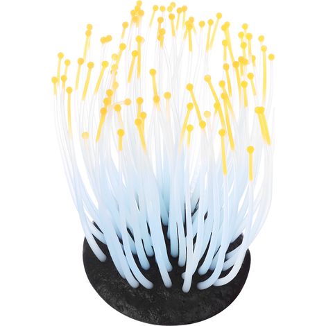 Plante de corail artificielle vive, ornement pour Aquarium sous-marin, veilleuse Orange (1/5)
