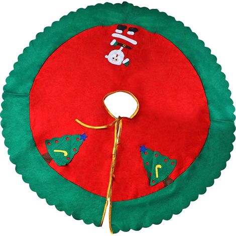 Tapis de sapin de Noël, 90 cm - Décorations de fête Tapis de sapin de Noël (1/5)