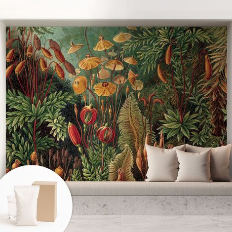 Carta Da Parati Non Tessuto - Con Colla Gratuita - Con Motivi Moderni - Design Elegante Per Pareti Giardino esotico 208x146 cm (1/5)
