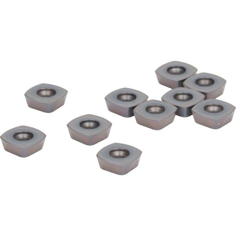 10 Plaquettes de coupe carrées carbure revêtues pour fraisage CNC industriel, outils de tournage, lot de 10 (1/5)