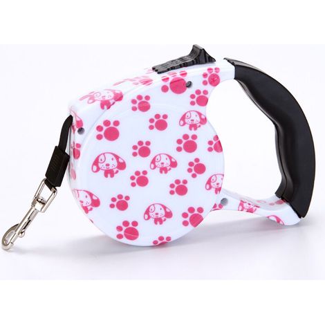 royaluxe - Laisse pour Chien rétractable Laisse à Enrouleur Extensibles de Chien Jusqu’à 15kg Extensible à 5 m pour Petit et Moyen Chien (1/5)