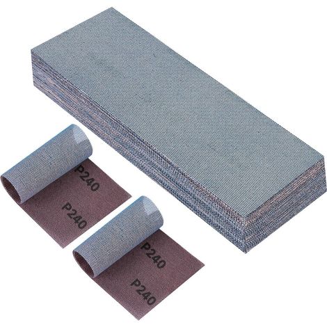 Schleifstreifen Netz Klett 80x230mm 25 St&xFCck 240 k&xF6rnung (1/5)