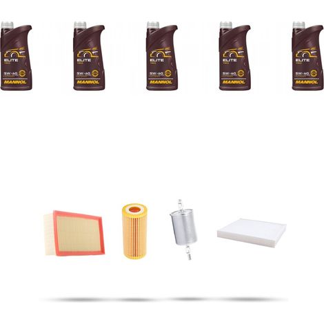 Kit tagliando 4 FILTRI e 5L OLIO compatibile con Renault Clio II 1.2 16v 55kw Dal 2001 (1/5)
