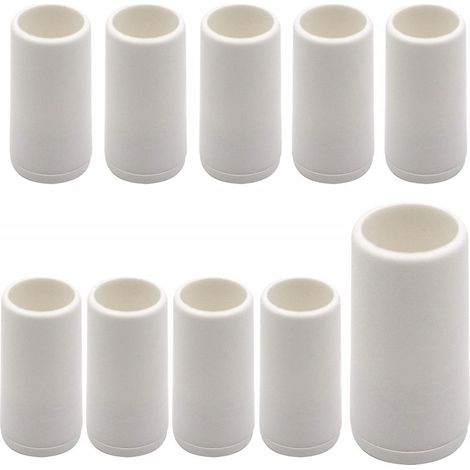 Store Menuiserie – Lot de 10 butées d'arrêt en PVC blanc 40 mm – Pour volets roulants manuels ou motorisés – Installation rapide et sécurisée (1/5)