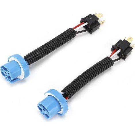Adattatore per fari Acouto da H4 maschio a 9007 femmina e kit di cablaggio 12V-24V. (1/5)