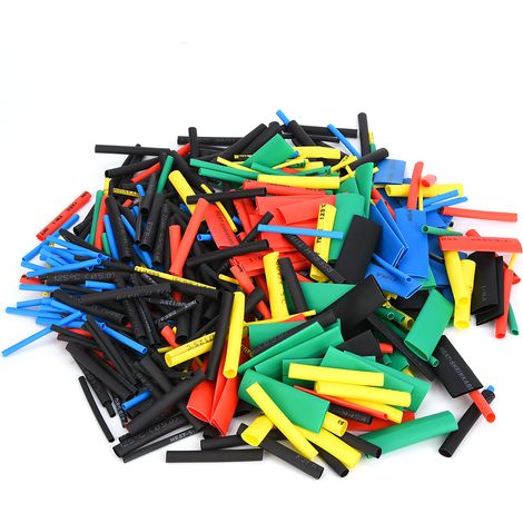 560pcs gaines thermorétractables isolées pour câbles électriques, tubes rétractables pour fils, manchons de protection. (1/5)
