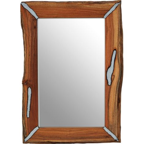 Premier Housewares Almora Natural Wood Wall Mirror (1/5)