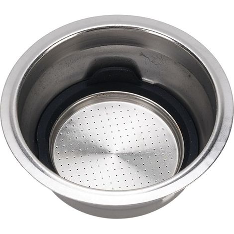 [Siebträgerkorb] [51 mm] [Für EC860, ECP3420, EC680M, ECP3630] Doppelbecher mit Silikondichtung (1/5)