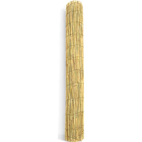 Rotolo Arella Rete Recinzione Canna Bamboo Simple Cannette Frangivista Naturale, misura150x500coloreArella