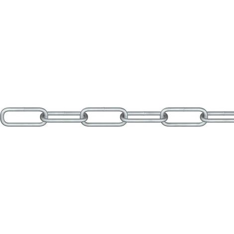 Cadena de eslabones dörner + helmer 171888 acero galvanizado 30 m
