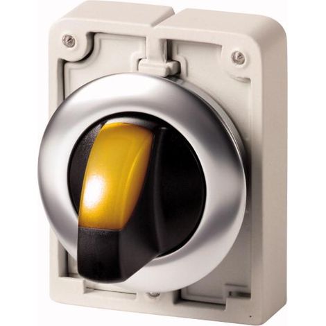 Commut.rotat.lumin.30mm affl.jaune 3pos EATON M30I-FWLK3-Y
