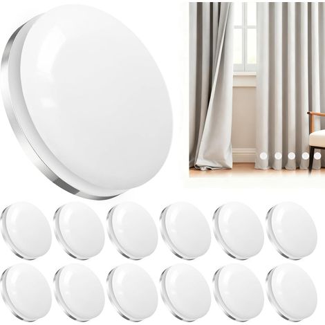 12 Pièces Poids de Rideau de Douche Poids de Rideau de Douche Magnétiques Ronds, pour Rideaux, Nappes, Rideau de Douche (1/5)