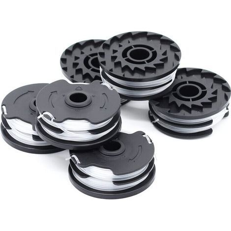 Packung mit 6 Ersatzspulen Trimmerfaden für LIDL Parkside PRTA 20-Li A1, B2, C3, PRT 550 A1, A3, PRT 300 A1 Rasentrimmer (1/3)
