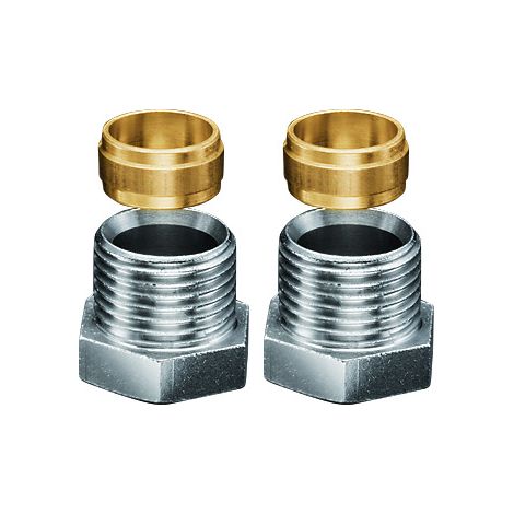 OV Klemmringverschraubungen (Satz) 1/2x15mm Verbindungsrohr (1/3)