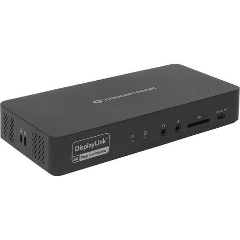 CONCEPTRONIC 17-1 Dock USB-C-HDMI/DP/GbE/3xUSB-C/+ 135W sw (DONN31B)