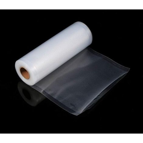 Sac sous Vide Alimentaire Sac sous Vide Alimentaire Sac sous Vide pour la Conception de rainure de Stockage des Aliments(15cmx500cm)