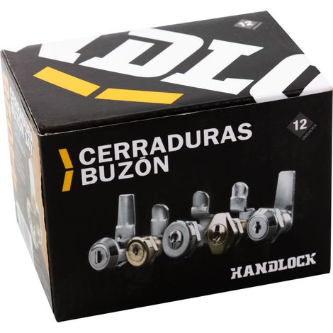 Briefkastenschloss Handlock BTV 238 Stahl gold 4x4 cm