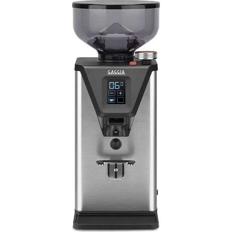 Gaggia EG4950-90 MDF55 Macinacaffe' Semi-professionale con Touchscreen e Macine a Fluttone Piatto Capacita' 250 g 310 W colore Acciaio Inossidabile + Nero