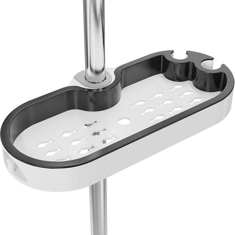 Porte-serviettes double avec trou pour porte-serviettes de salle de bain, salle de bain double-AquaForge (1/5)