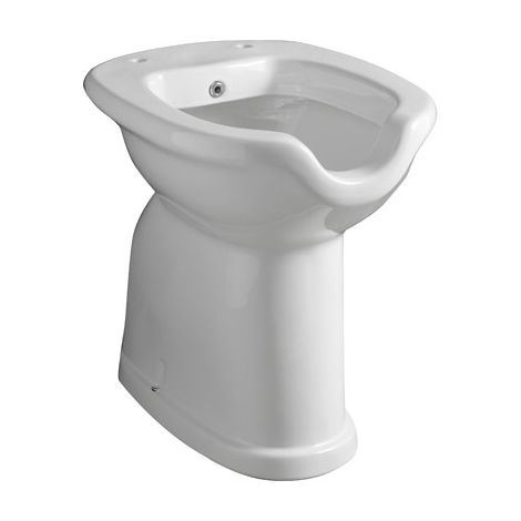 VASO/BIDET DISABILI COMPLETO DI EROGATORE Misura: Scarico a Pavimento (1/2)