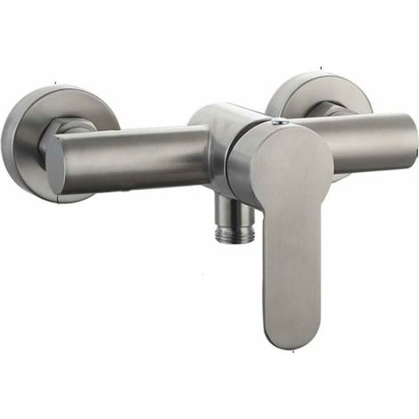 Mitigeur de douche mural en acier inoxydable pour eau froide et chaude