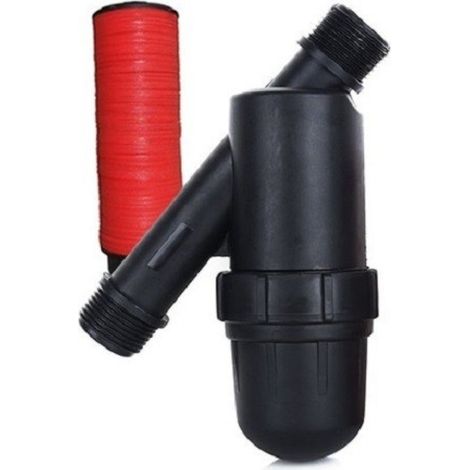 Filtro de anillas 3/4" para tubería 25 mm, utilizado en instalaciones de riego y riego por goteo. Oferta exclusiva