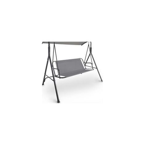 Ensemble de balançoire de jardin de remplacement, 138x50x50 cm, gris, tissu Oxford imperméable épais 900D, protège les balançoires de jardin et de balcon