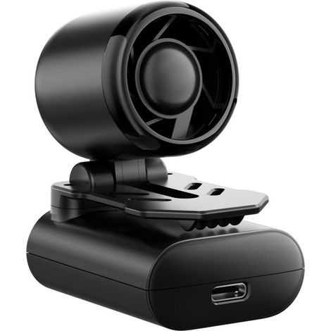 Mini Ventilateur Haute Vitesse avec Écran - Poche, Rechargeable USB - Refroidissement par Glace - Silencieux - FOGCITY (1/2)