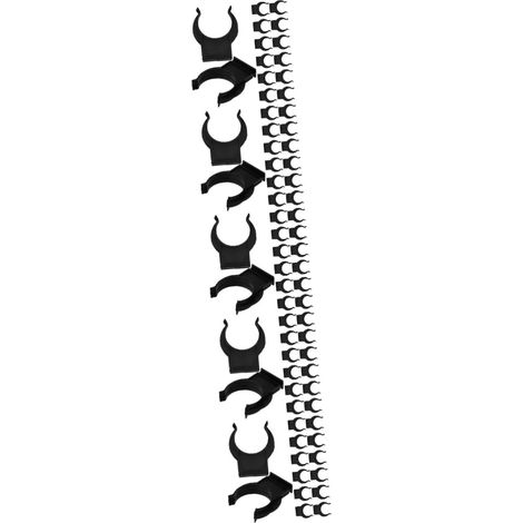 100 clips de fixation en plastique pour pieds meubles (1/5)
