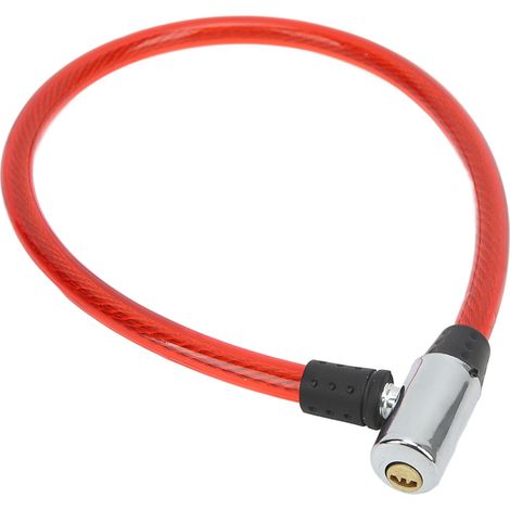 Câble de sécurité en acier renforcé pour vélo, moto et portail, résistant aux intempéries et facile à transporter. (1/5)