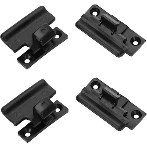 4 boutons-pression pour couvercle de verrouillage de boîte d'accoudoir supérieur et inférieur, console centrale, interrupteur pour Mitsubishi Pajero V73 V75 V77 V93 V97 (1/5)