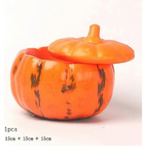 Cadeaux pour Halloween- 1pcs L Ghost Face Pumpkin Ornament Flower Arrangement Bouquet Arrangement Decoration Pumpkin Pot (1/5)