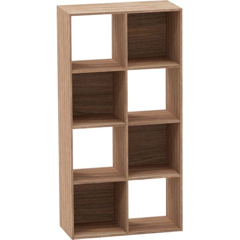 Scaffale SpaceQub a 8 scomparti 67,5x32x134 cm 7house
