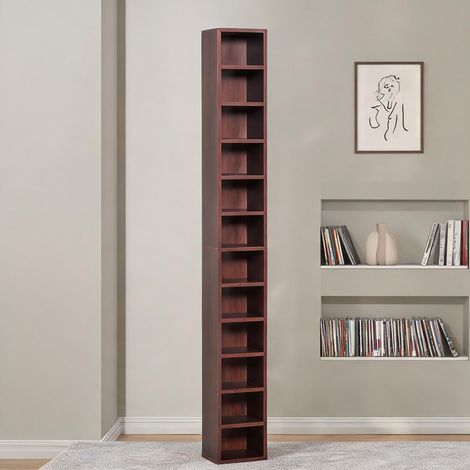 Meuble de rangement de bureau marrone 21 x 20 x 175 cm (1/5)
