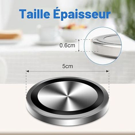 Bouton rotatif pour plaque de cuisson électrique, accessoire de rechange pour bouton de commande Twistpad 00636170 (1/4)