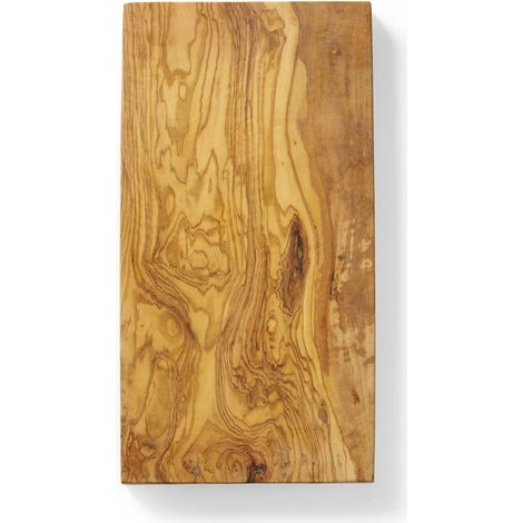 Rechteckiges Servierbrett aus Olivenholz 300 x 150 x 18 mm - Hendi 505175 (1/5)