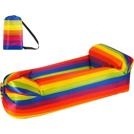 Inflatable Sofa, Camping Inflatable Chair, Waterproof Inflatable Hammock, Lazy Person's Lazy Sofa Air Bed for Outdoor Use (1/5)