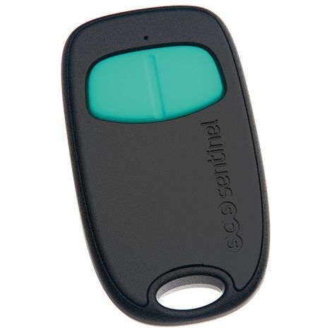 Scs Sentinel – Télécommande 2 canaux SimplyControl turquoise – Portée 40m – Fréquence 433.05 MHz – Alimentation 1 pile CR2032 incluse