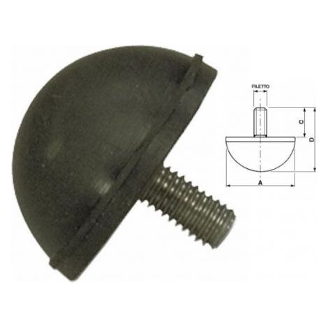 ANTIVIBRANTE PARACOLPI D.40 M.8 CONICO (26403)