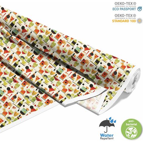 TESSUTI DECORATIVI PER ESTERNI OXFORD - Motivo Cocktail DX8388 (1/5)