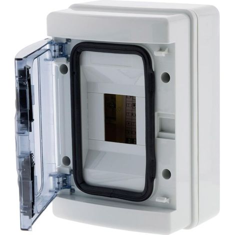 Coffret étanche IP65 4 modules livré avec Accessoires (1/5)