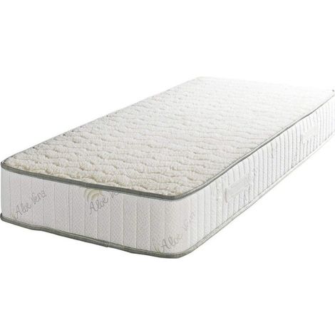 Matelas Super 80x200 x 23 cm + Oreiller Visco + Alèse - Très Ferme - Face Hiver- Noyau Poli Lattex HR Dernière Génération - Très Respirant (1/4)