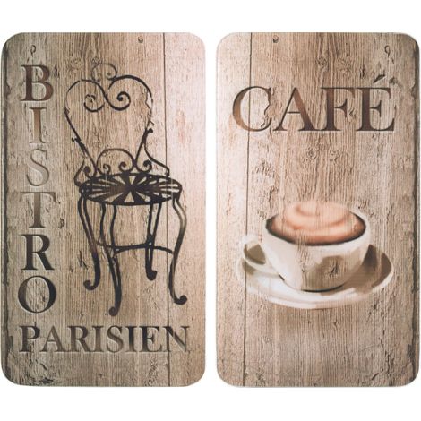 Protection plaque de cuisson en verre trempé – Lot de 2 – Dimensions 30x52cm – Résistant aux chocs – Antidérapants inclus (1/5)