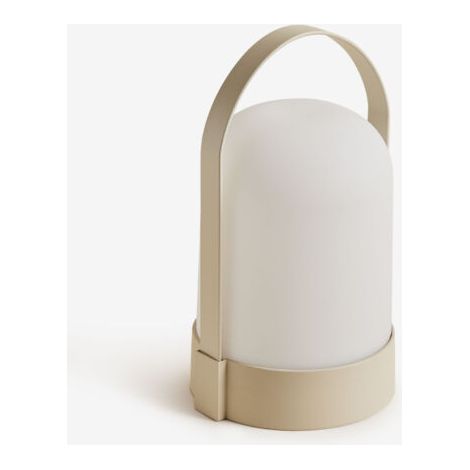 Lampe de table extérieure à LED sans fil Agnese SKLUM Tapioca Beige