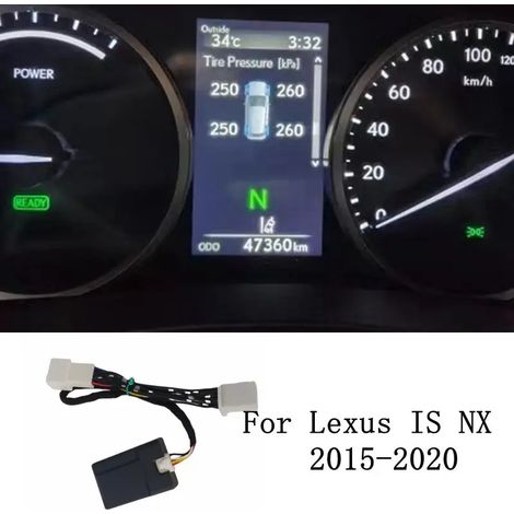 (Pour la série IS) Convient aux Lexus IS, NX, NX200t et NX300h (2015-2020). Système de surveillance de la pression des pneus avec affichage de la pression et alarme antivol. (1/5)