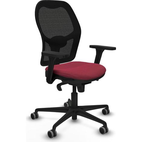 Piqueras y Crespo Jorquera Sedia Ufficio Rosso Scuro
